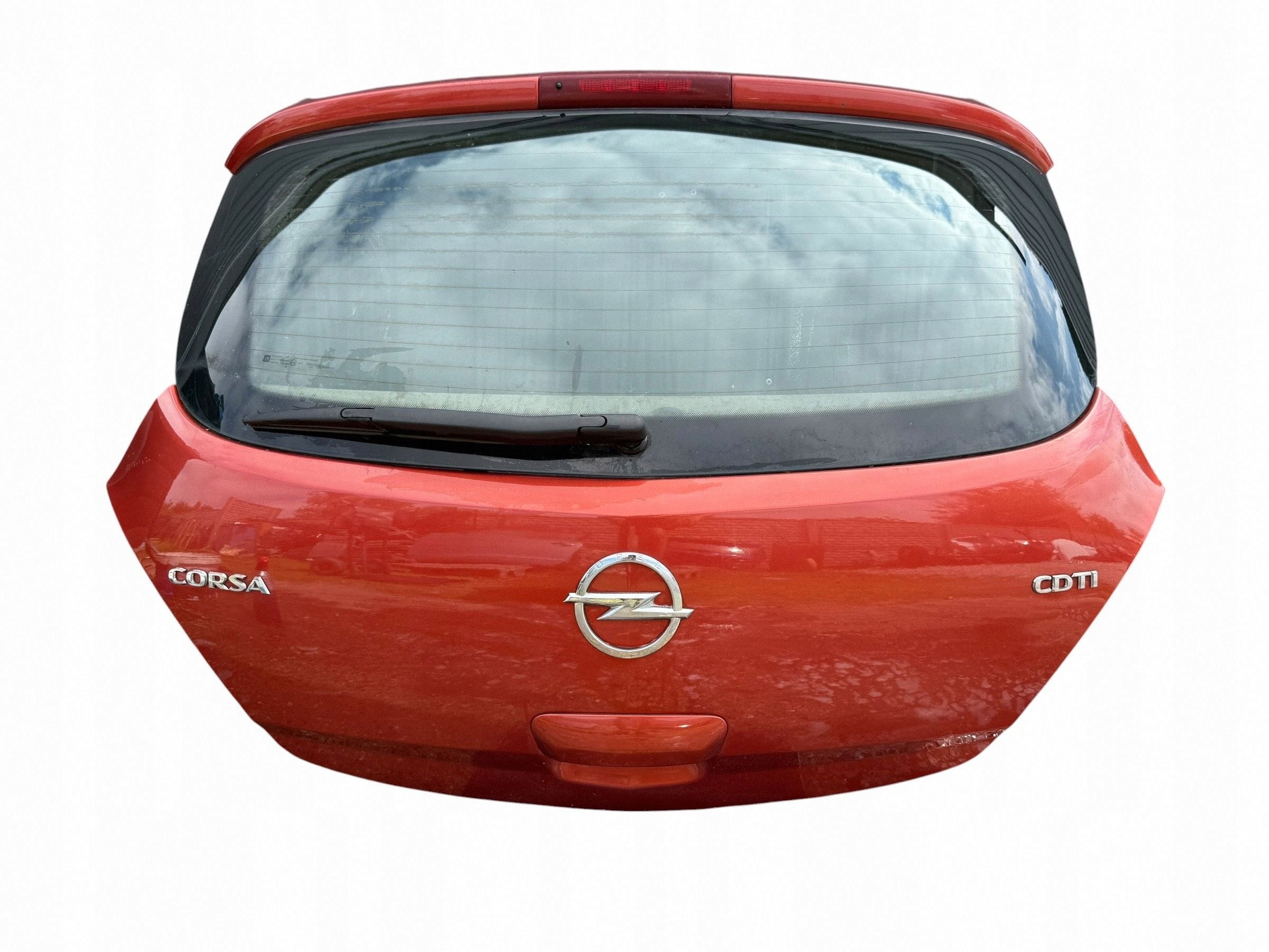 trunk door boot rear part rear Opel Corsa D 3D 3 door