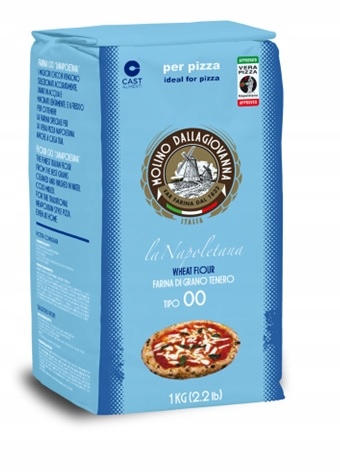 Levně 5X Pšeničná mouka Napoletana typ 00 Avpn 1 kg Molino Dallagiovanna