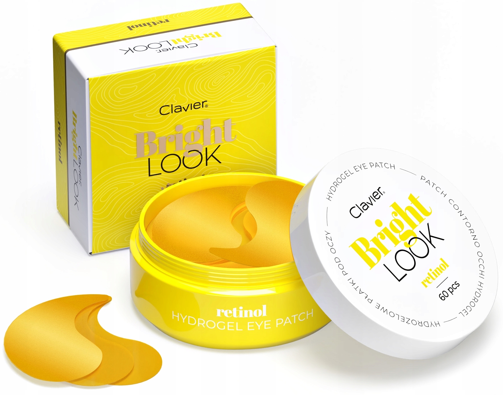 PŁATKI ŻELOWE BRIGHT LOOK RETINOL POD OCZY DO PRZEDŁUŻANIA RZĘS x 60SZT