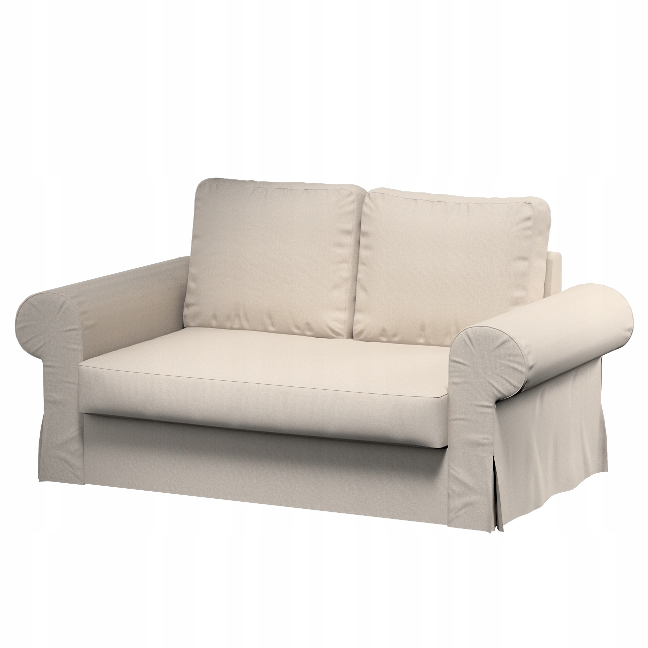 Potah na rozkládací pohovku Backabro pro 2 osoby Ikea černý