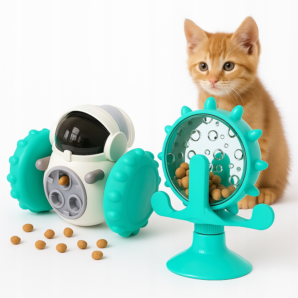 Levně Sada inteligentních hraček na pamlsky pro psa a kočku