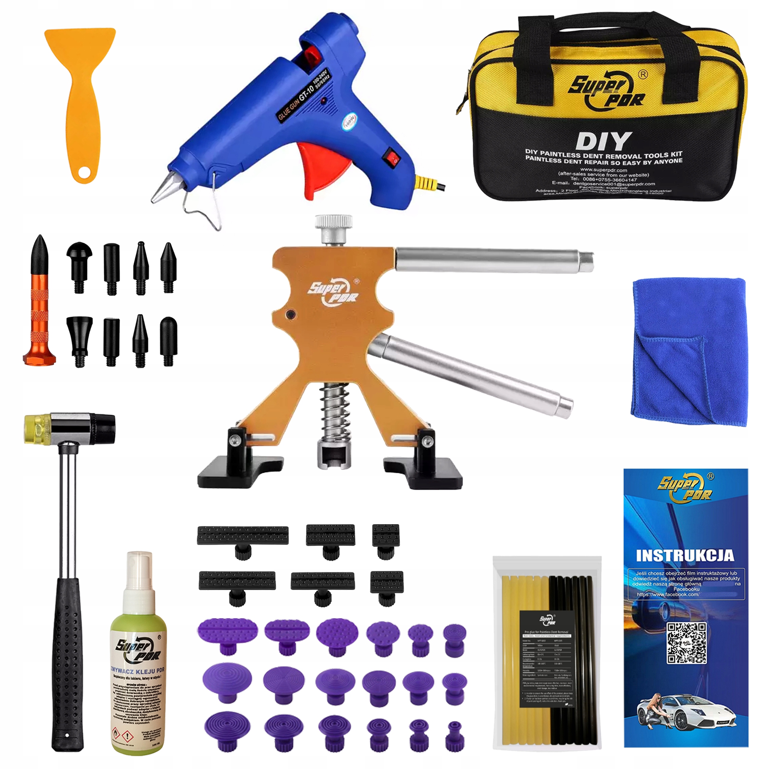 Velká sada pro vytahování promáčklin