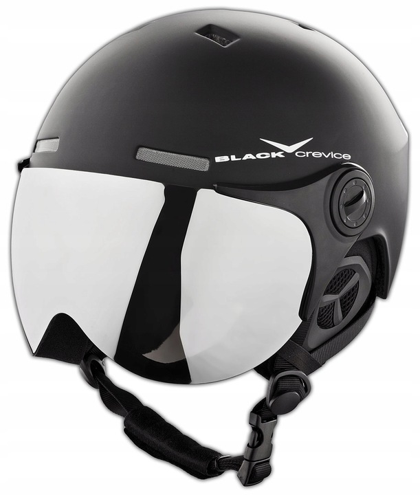 Kask Black Crevice Saalbach M/L 58-61 cm czarny