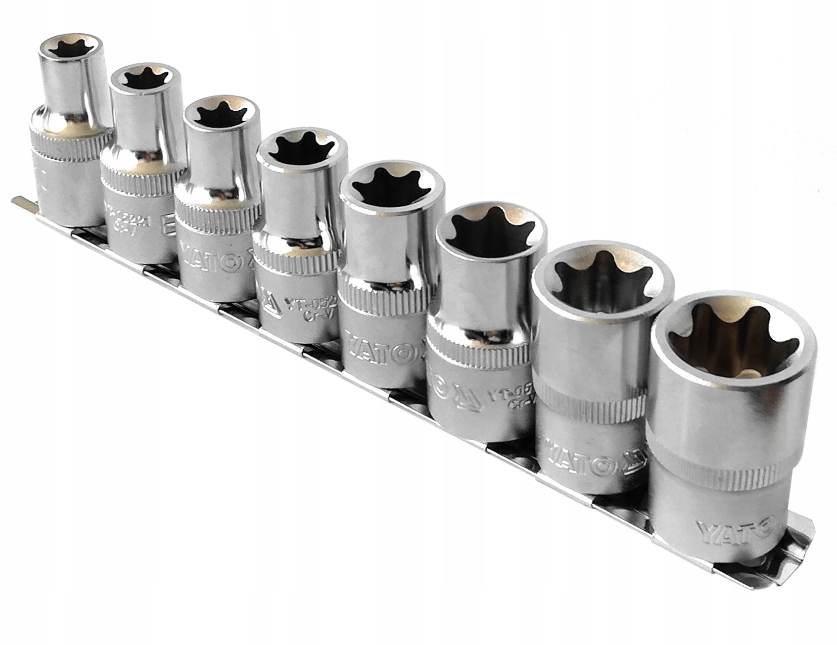 

Yato Zestaw Nasadek Nasadki Torx 1/2'' E10-E22