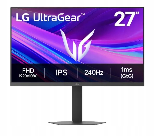 Monitor gamingowy 240Hz 27 cali Lg UltraGear 27G440A-B Fhd Ips 1ms