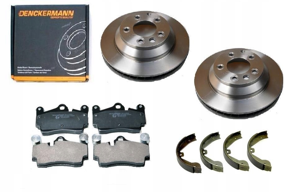 Kotouče Čelisti Audi Q7 Touareg Sada. Zadní Strana