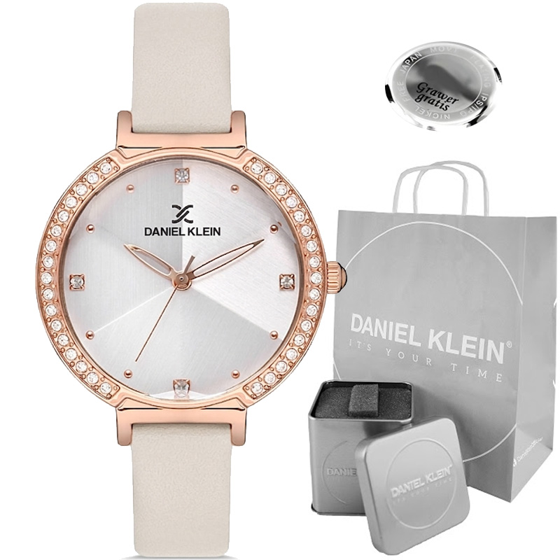 Dámské hodinky Daniel Klein Anica elegantní dámské s zirkony Gravírování