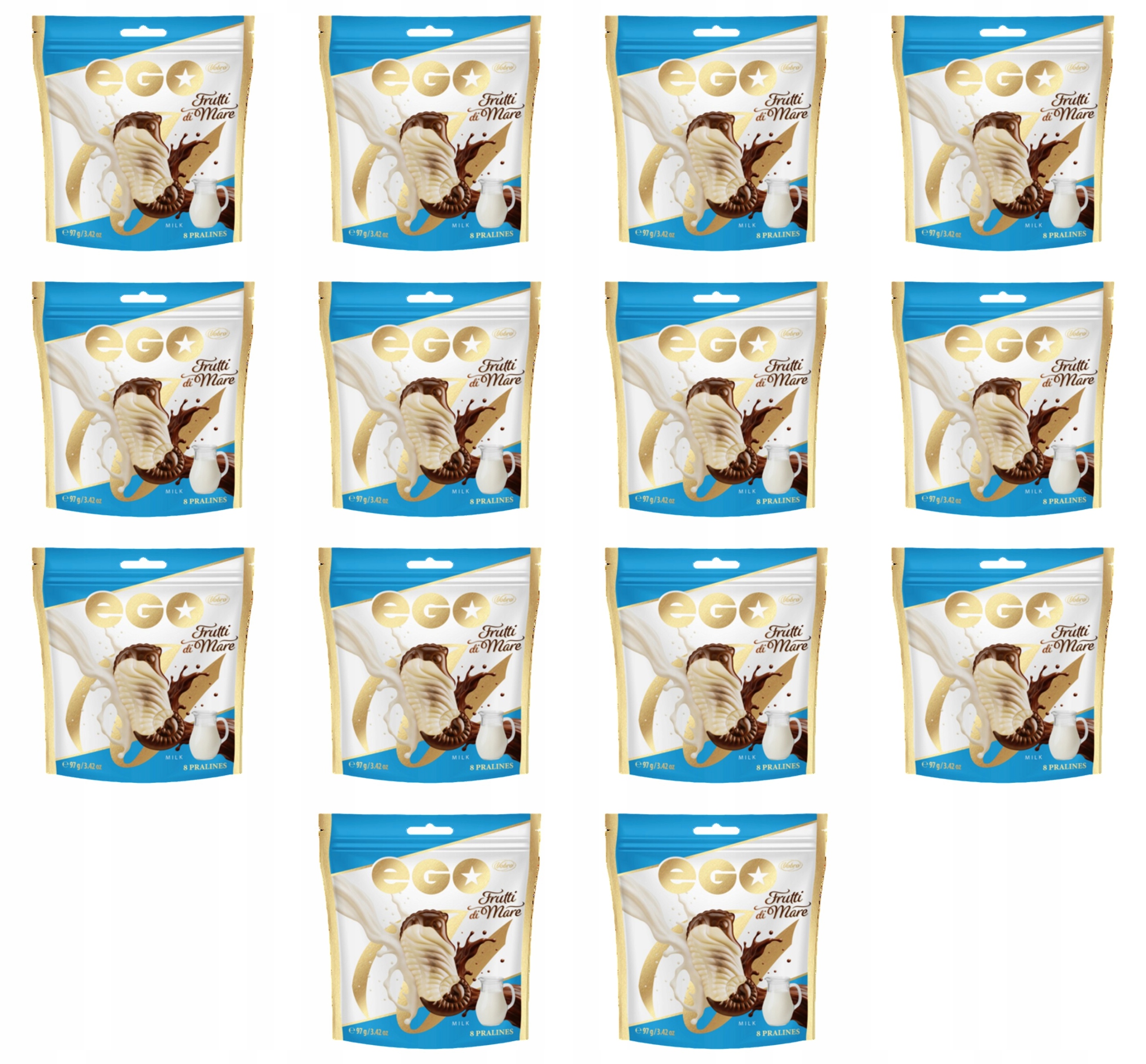 Vobro Pralinky Ego Frutti di Mare Milk 97 g X14