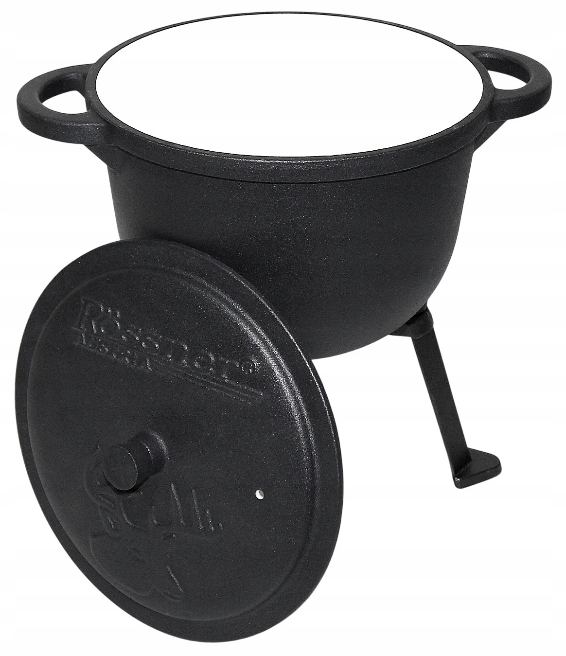Litinový Lovecký Kotlík 5 L, Smaltovaný Hrnec