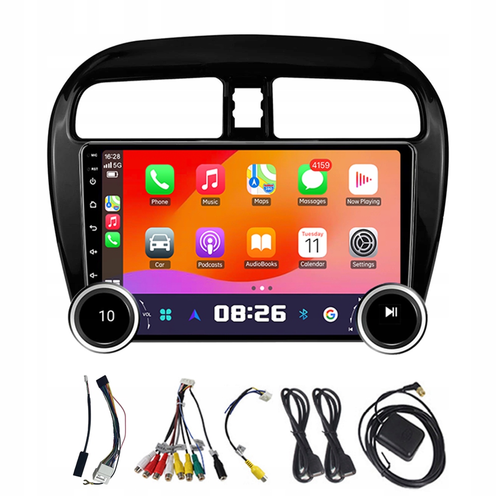 2Din Android 13 Autorádio pro Mitsubishi Mirage Spacestar 2012-2023 s CarPlay