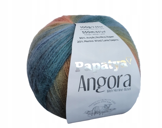 Włóczka Papatya Angora kol. 556-38