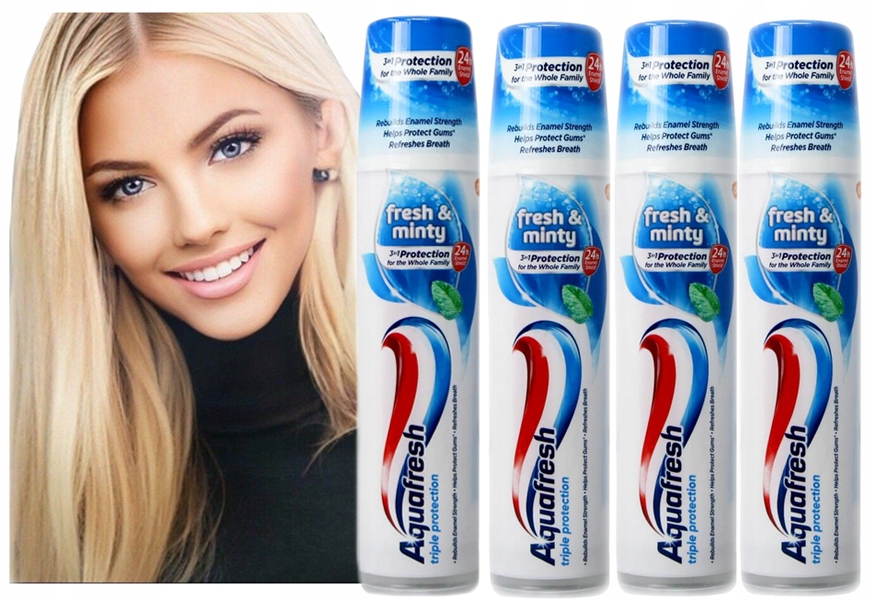 

Aquafresh pasta do zębów z dozownikiem w Tubie 4sz