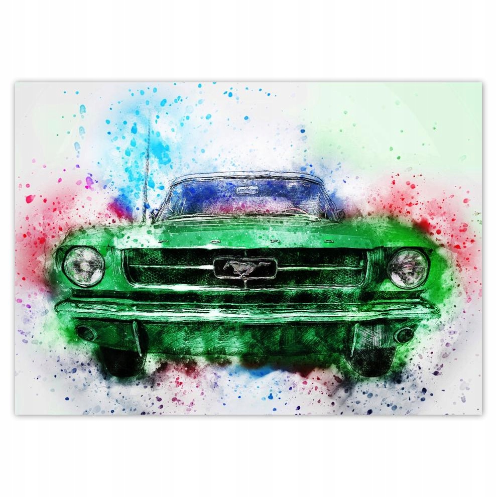 

Plakat 70x50 Splash Mustang