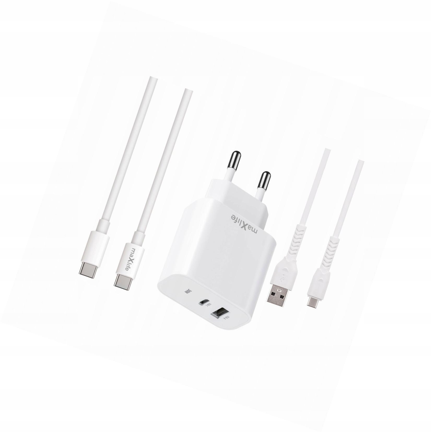 Szybka ładowarka 30W 2 wejścia z kablami Usb-c do Samsung Galaxy Z Flip 6