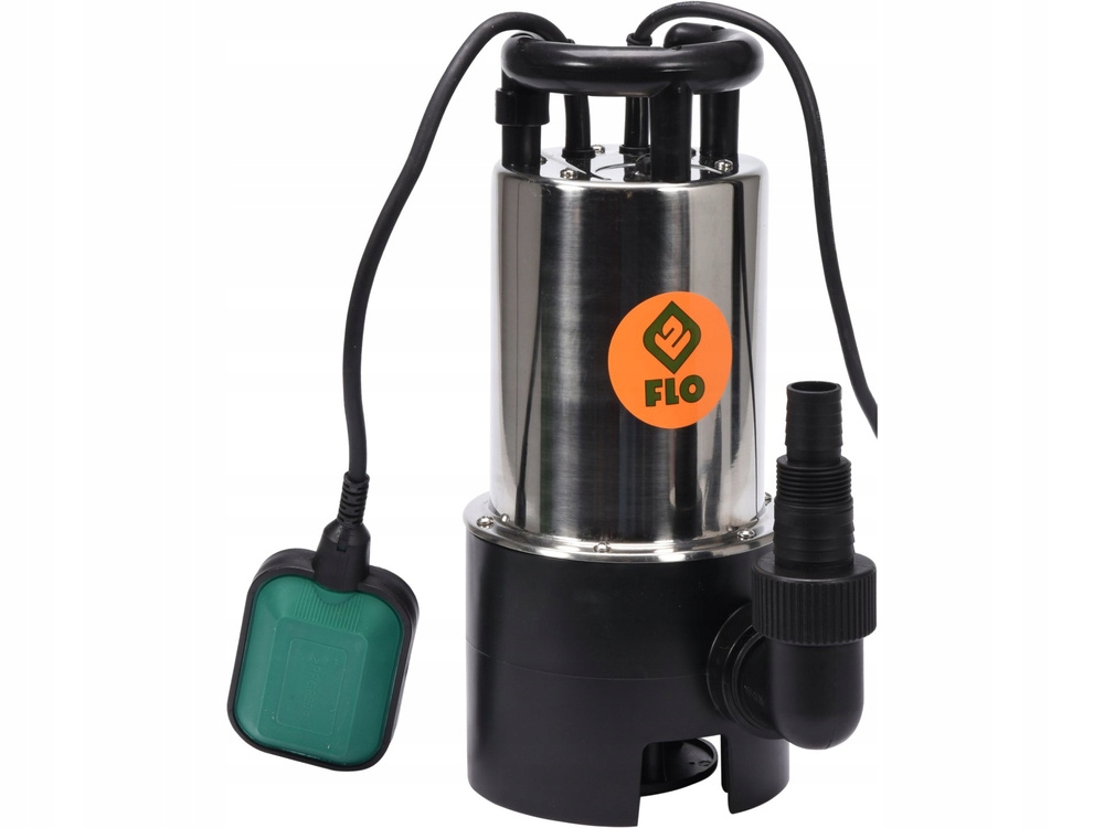 Ponorná Pumpa Na Špinavú Vodu Inox 900W Flo