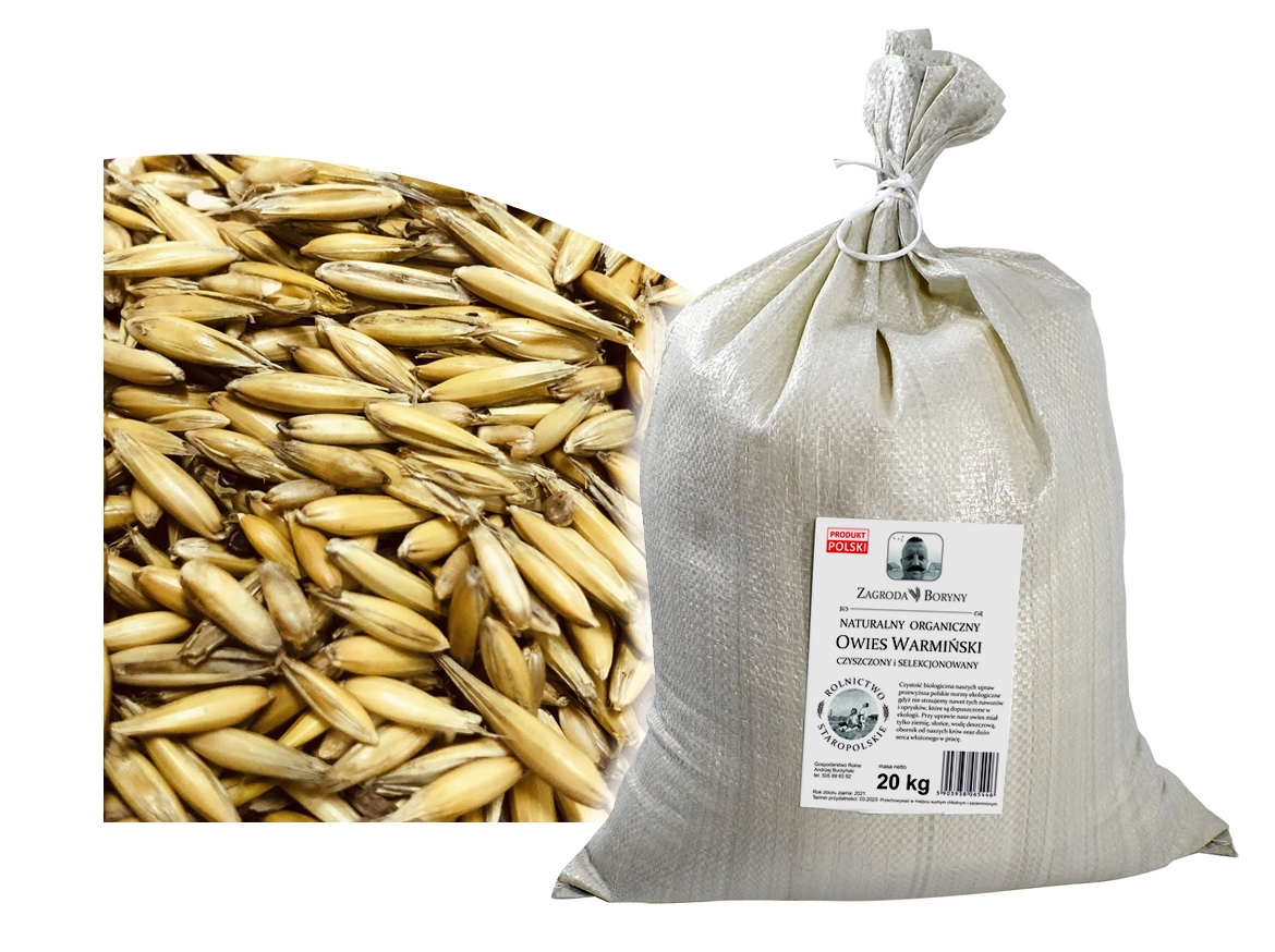 

Staropolski Złoty Owies Ekologiczny dla Kur 20 Kg