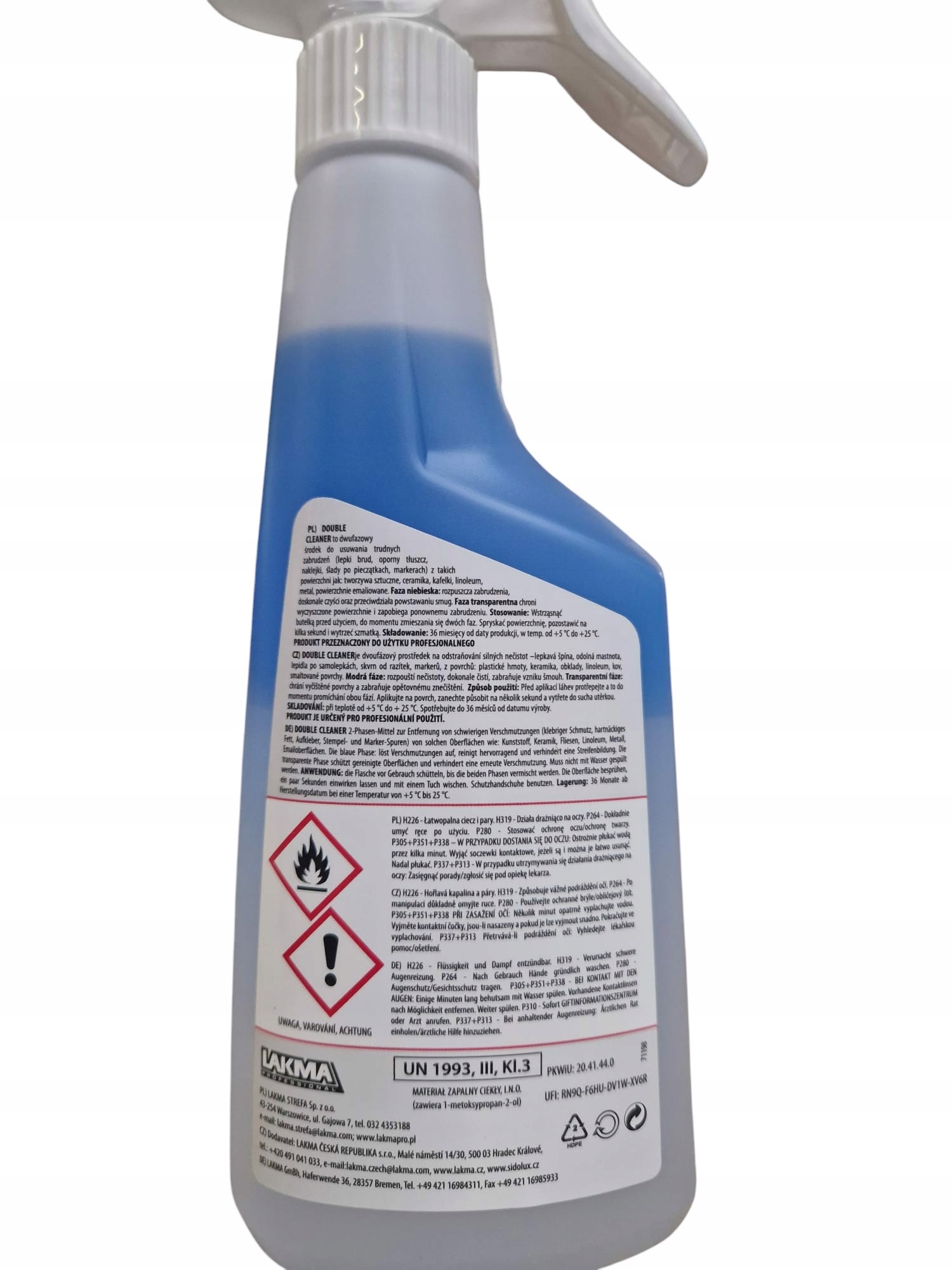 Lakma Double Cleaner 500 ml pro odstraňování nálepek