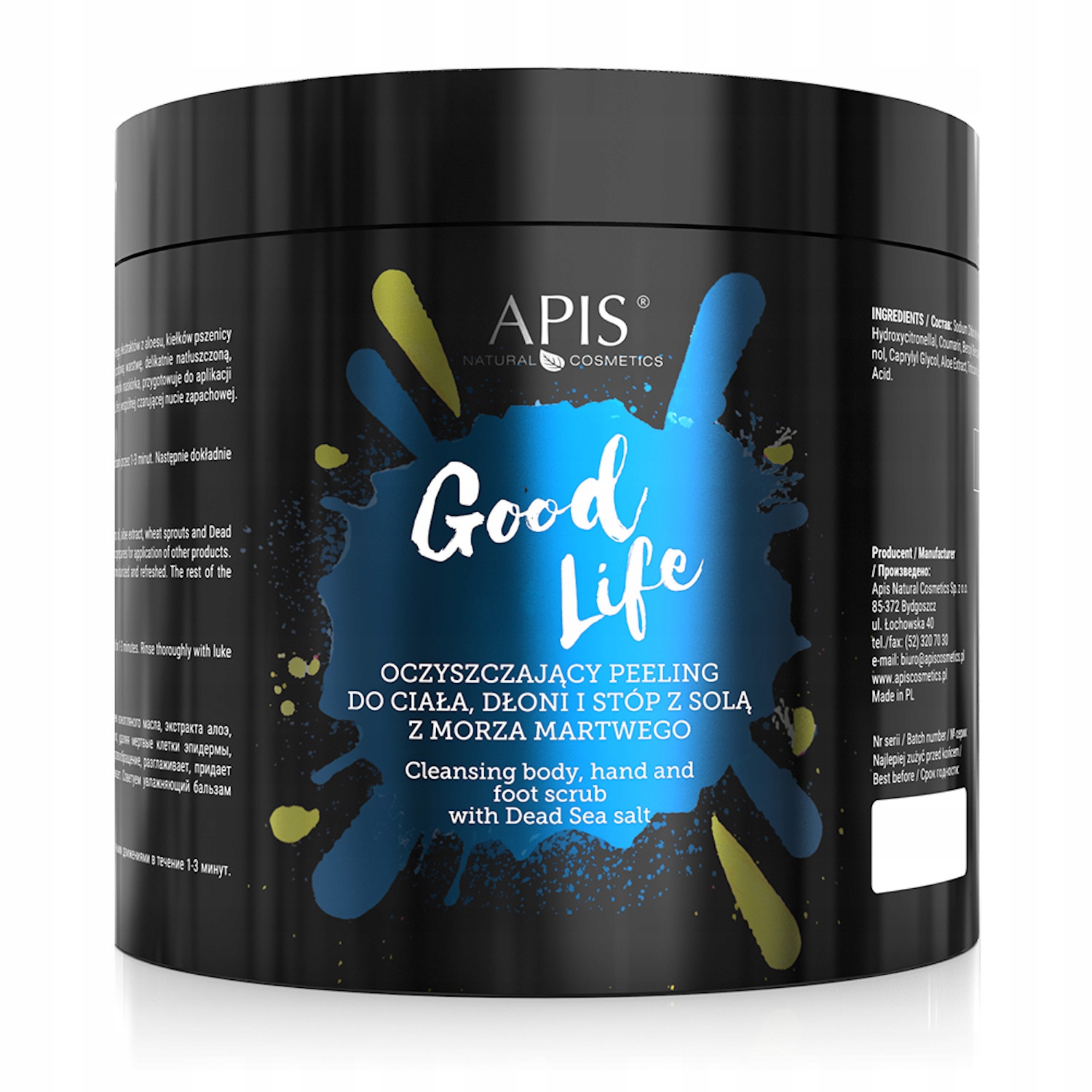 

Apis Good Life peeling ciała stóp rąk zapac perfum