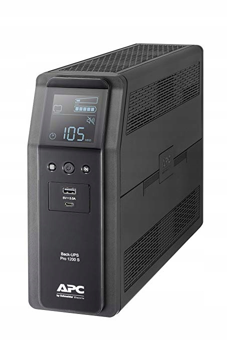 Apc Back Ups Pro Br 1200VA, Sinewave, 8 Outlets, Avr, LCD interface…
