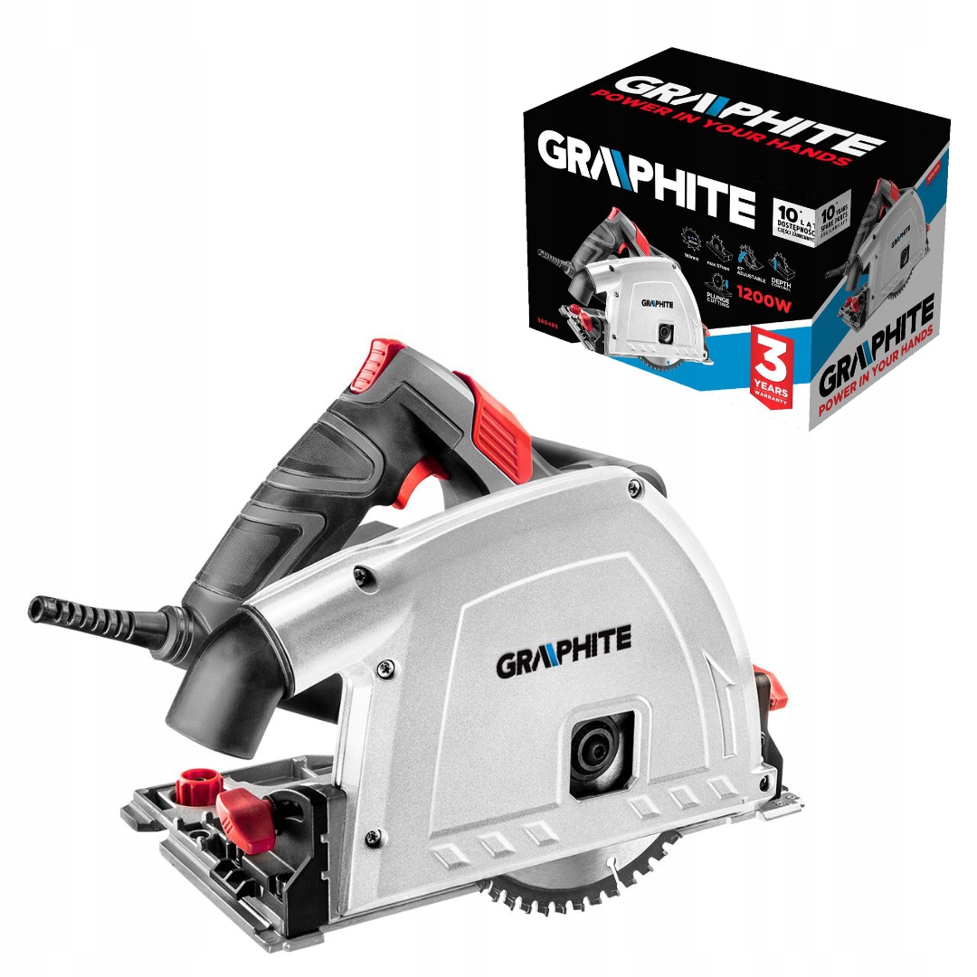 

Graphite 58G495 Pilarko-zagłębiarka 1200W, 165 mm
