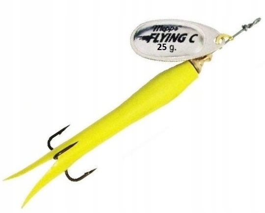 MEPPS AGLIA FLYING C. DEEP RUNNER 25 gr SILVER - CHARTREUSE
