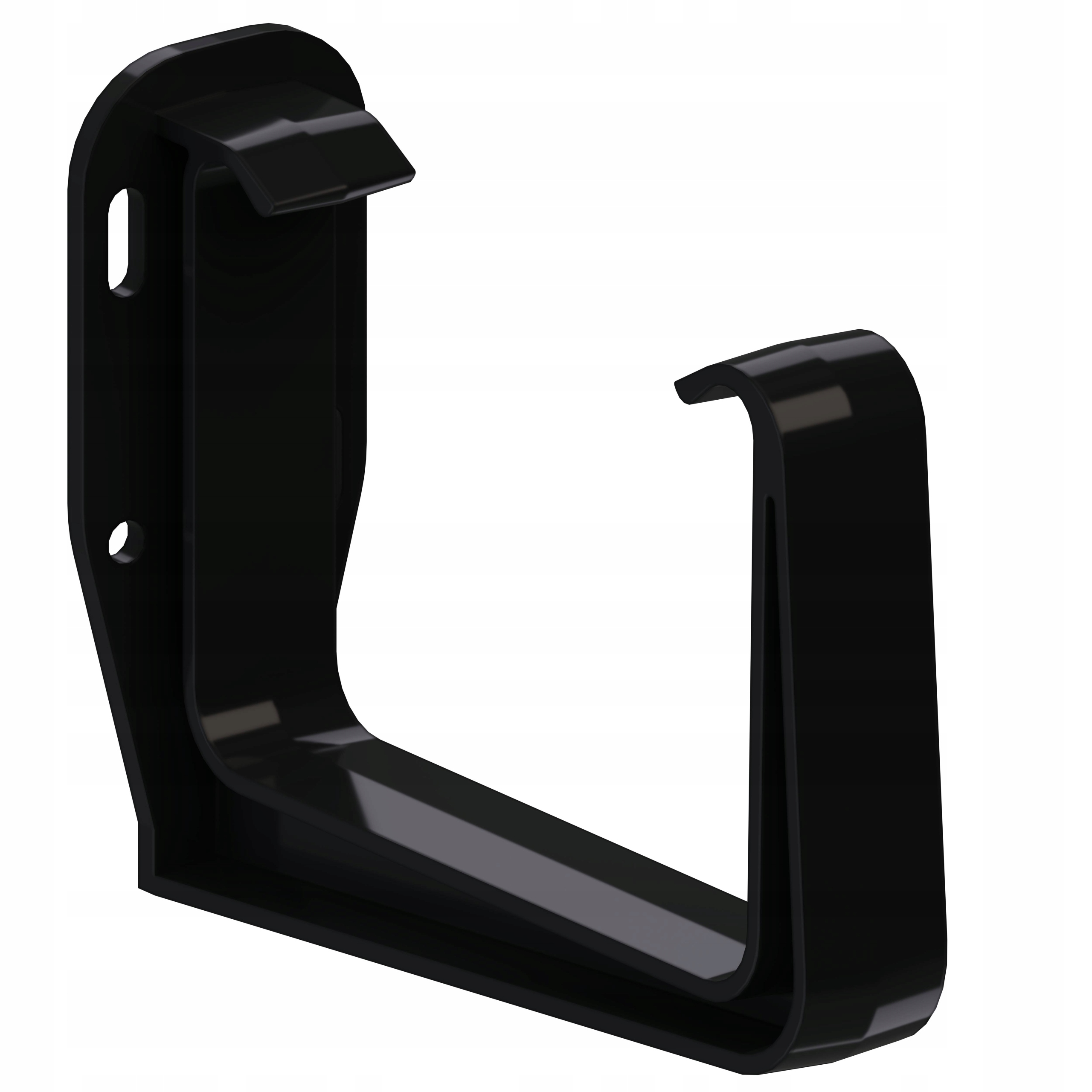 KROP PVC UCHWYT DOCZ RYNNY KWADRATOWEJ 135 CZARNY