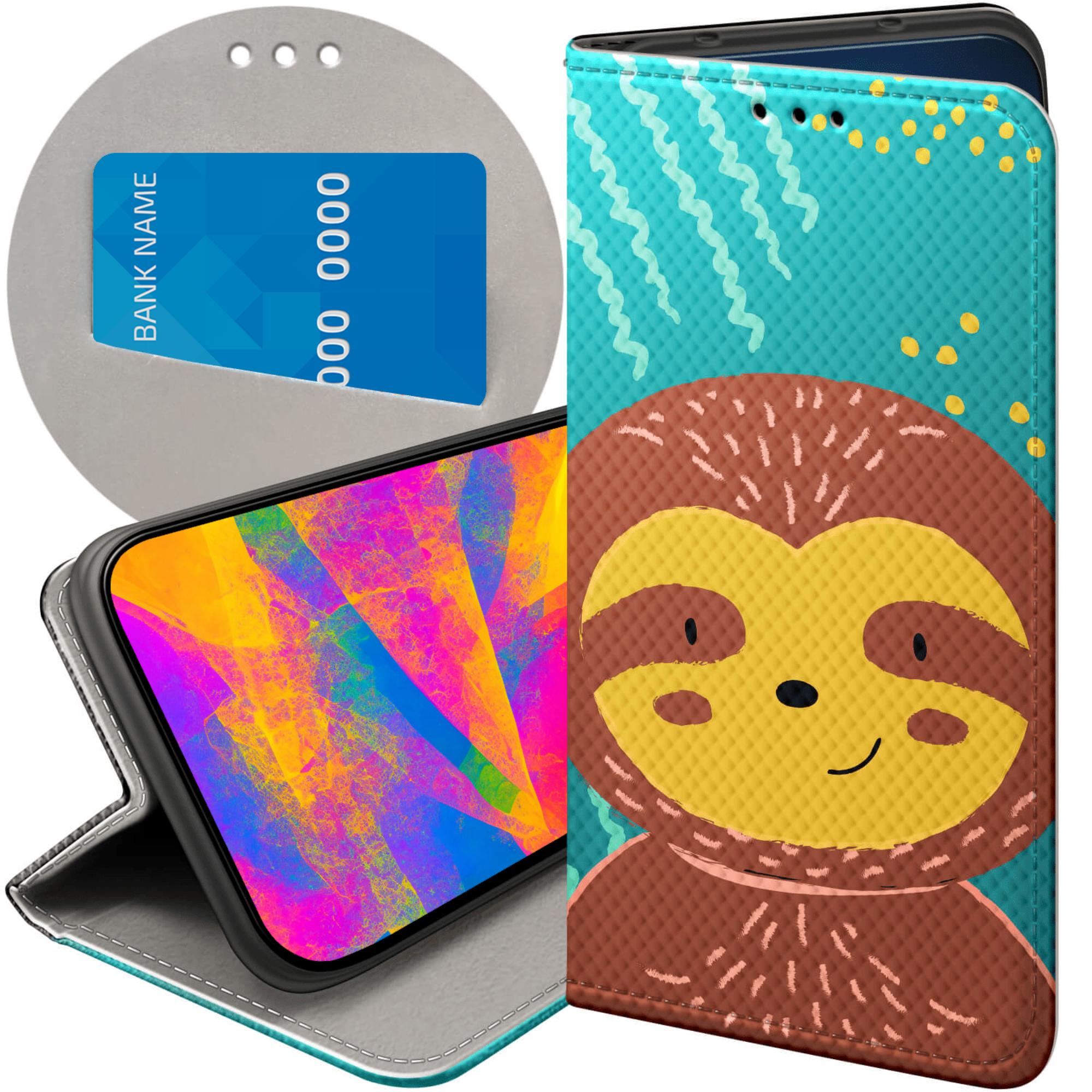 Etui Z Klapką Do Honor 400 Smart X7D 4G 5G Leniwiec Śmieszne Case