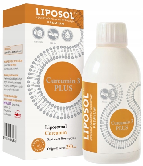 Liposol LIPOSOMALNA KURKUMINA Curcumin C3 Complex Zdrowa wątroba Alergie