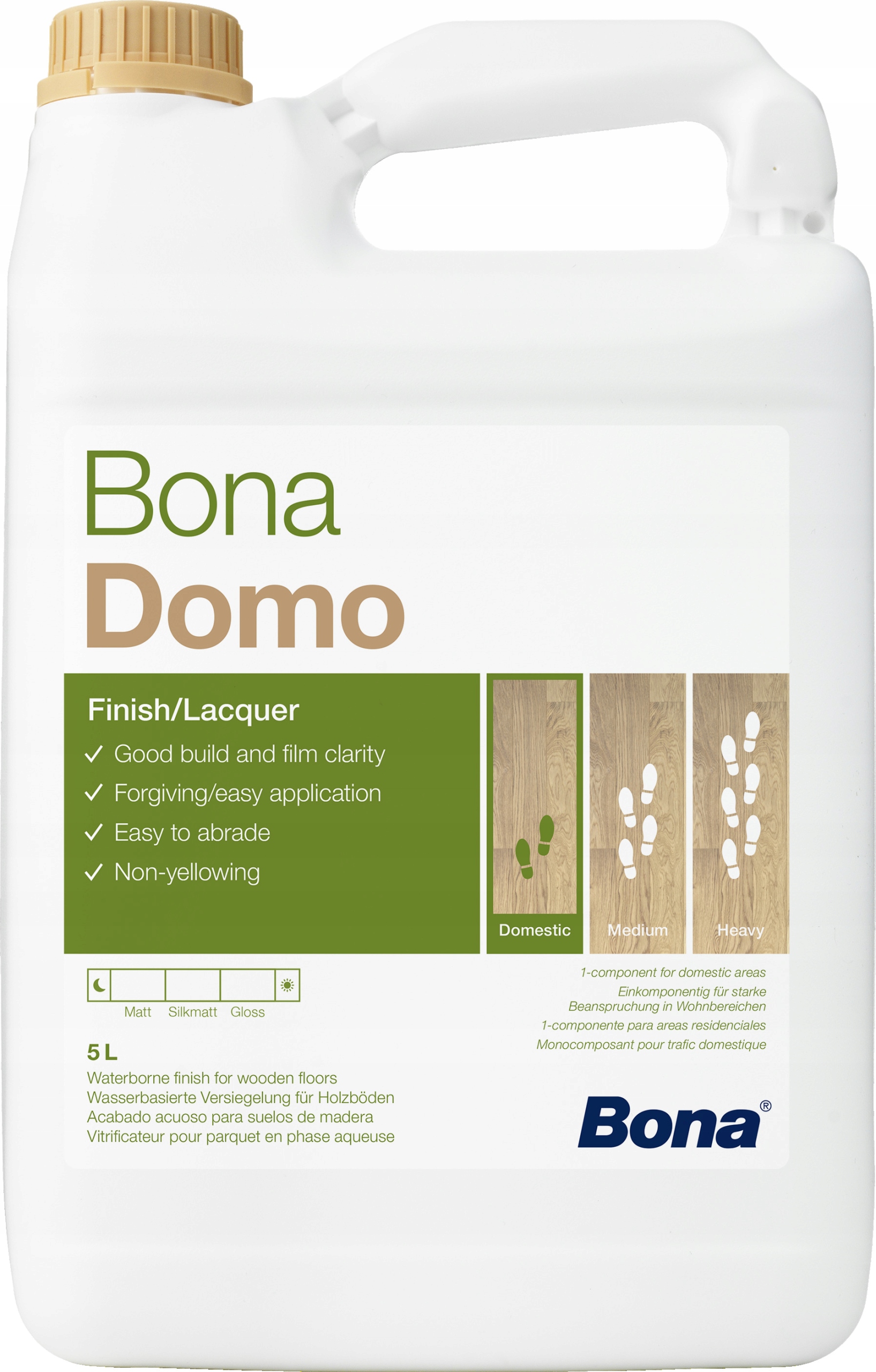 Bona Domo Polomatt 5L – lak na domáce použitie