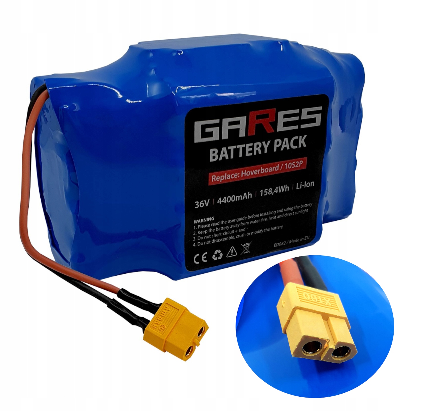 Baterie Akumulátor pro Hoverboard 10S2P 4.4Ah 36V