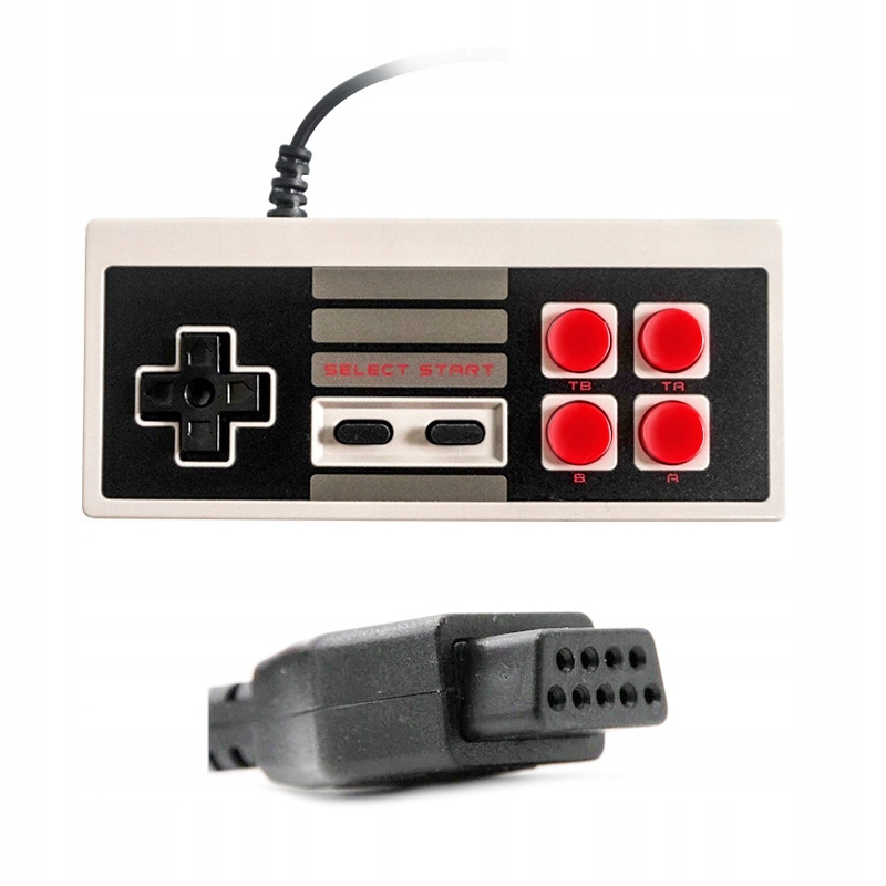 IRIS Pad do konsoli Pegasus konsol retro TV klonów NES z turbo wtyk 9 pin