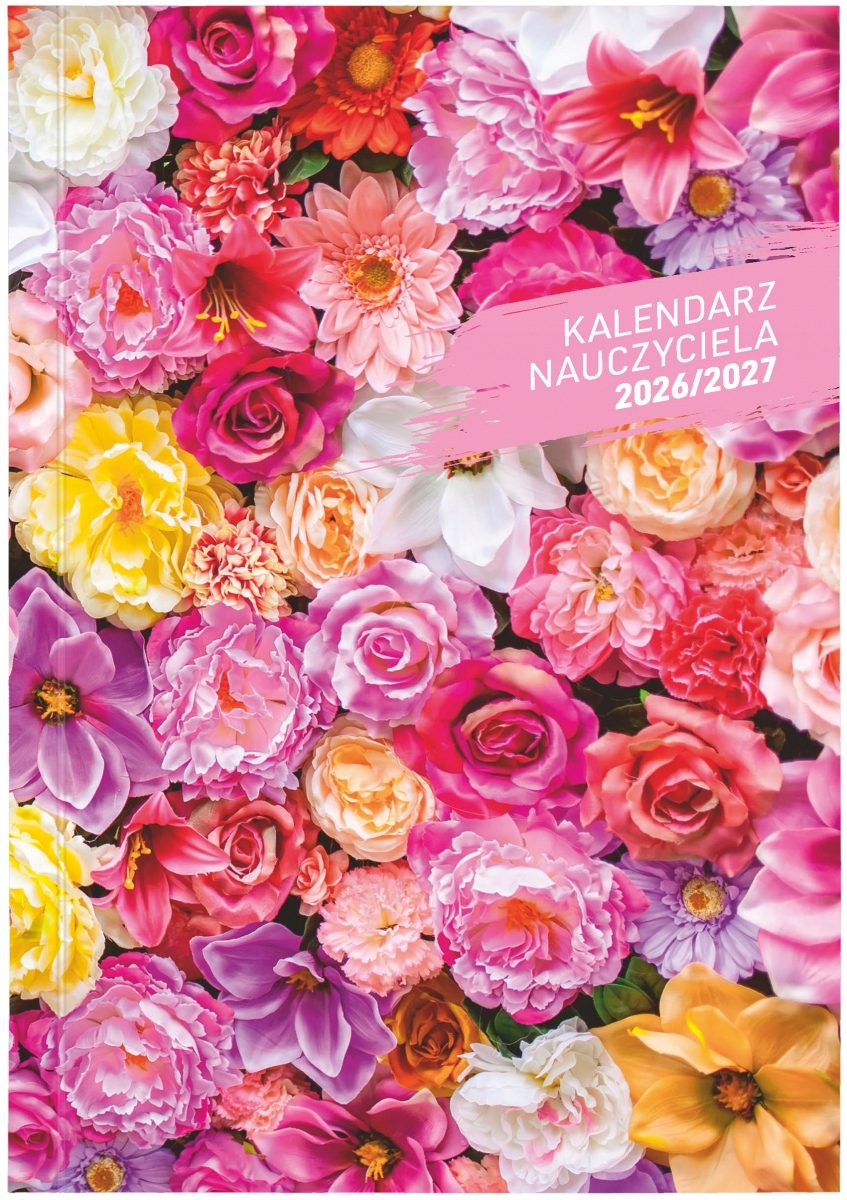 N28 Kalendarz nauczyciela 2026/2027 B5 tygodniowy duży 17x24cm Tabele Notes