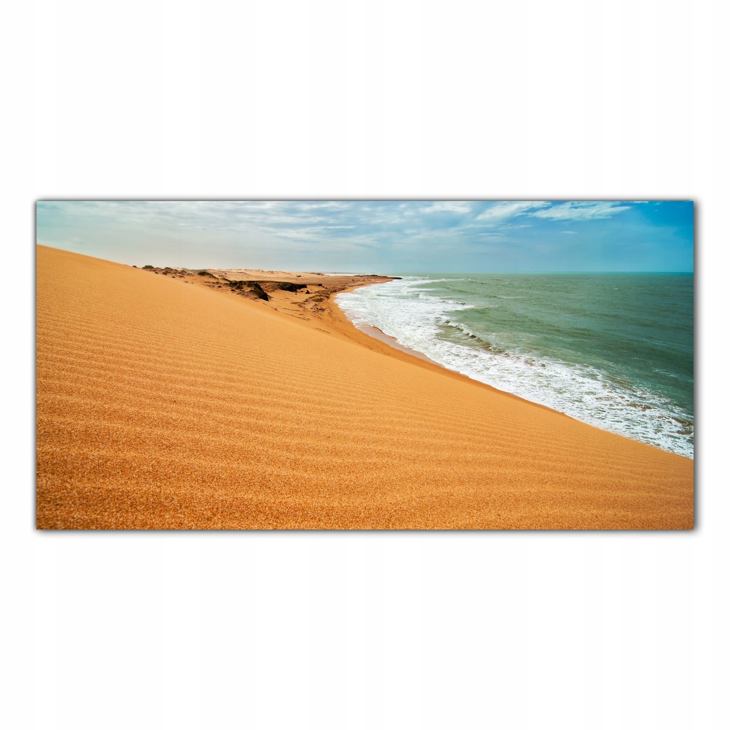 Písek duny Ocean 120x60 Tvrzený panel nad pracovní deskou