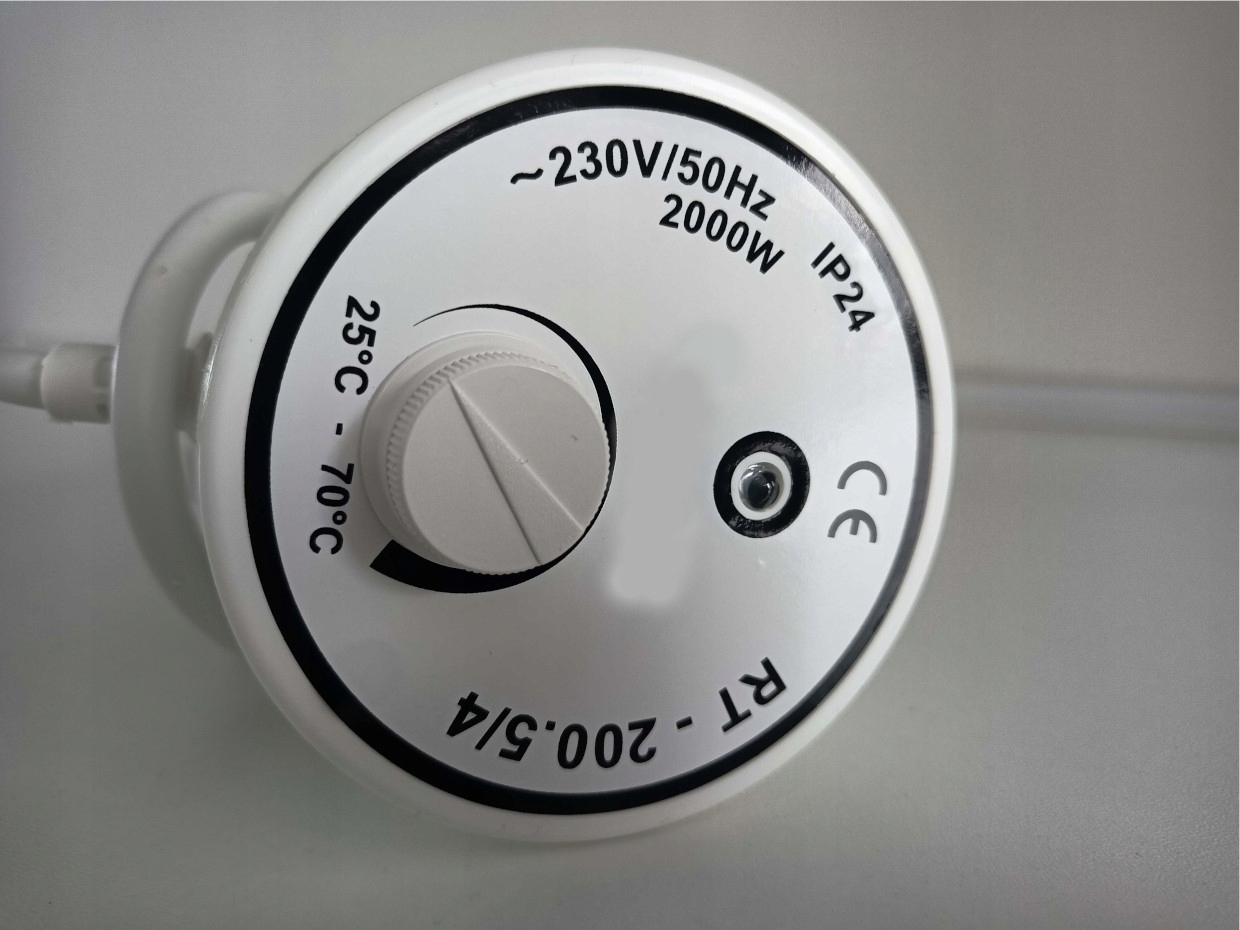 Grzałka bojlera 2000 W 5/4" Galmet Biawar Regulacja z termostatem