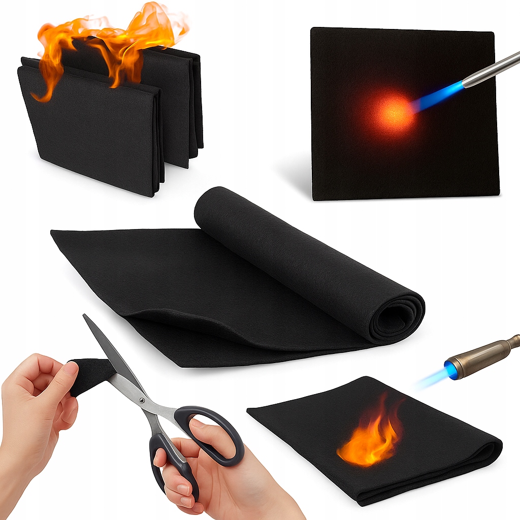 Svařovací deka tepelná podložka Mata kryt Izolace Ohnivzdorná 30X30