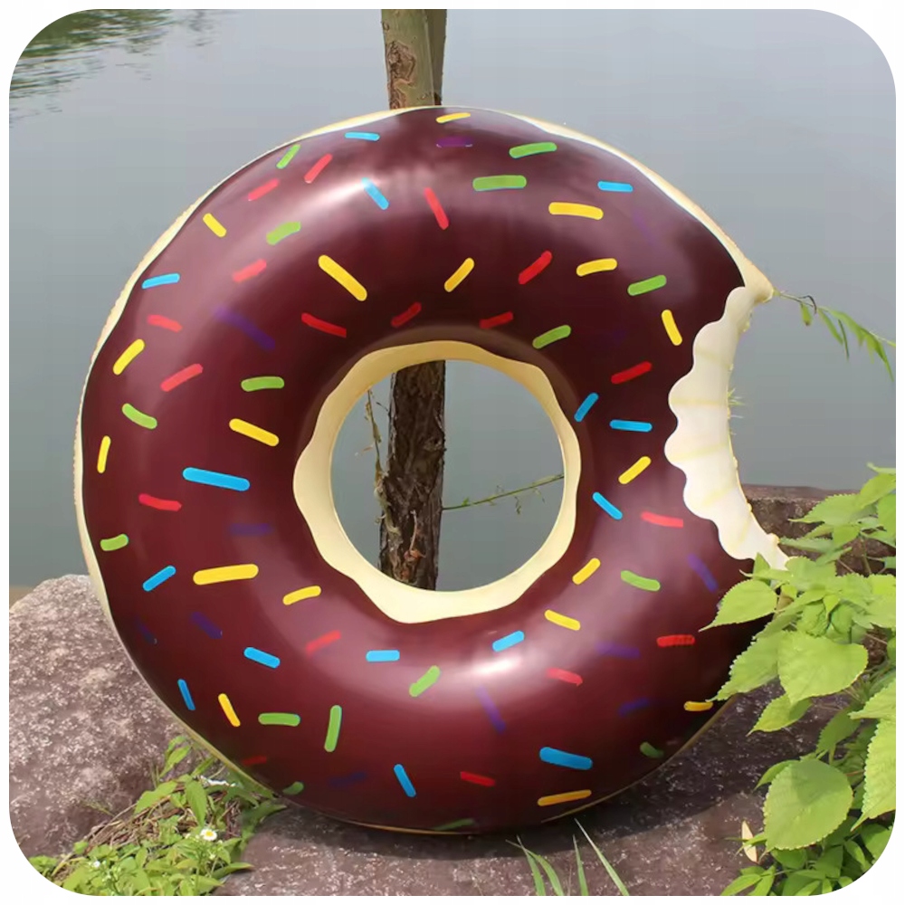 KOŁO DO PŁYWANIA DMUCHANE PLAŻOWE NA BASEN PLAŻE KÓŁKO 90 CM DONUT PĄCZEK EAN (GTIN) 5905884523056