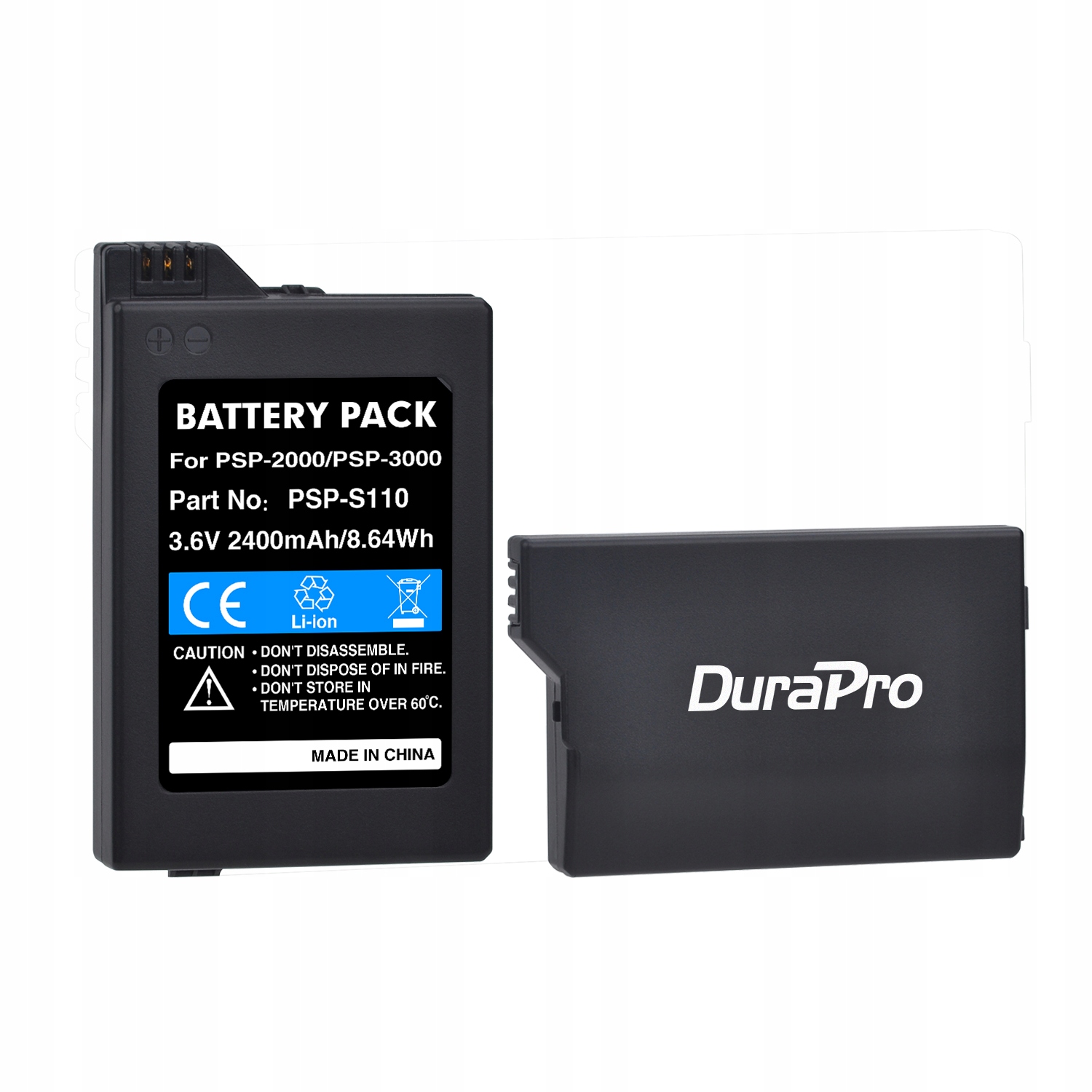 Akumulator Bateria PSP-S110 do Sony PSP Lite Slim PSP-2000 PSP-3000 3600mAh Informacje o bezpieczeństwie CE