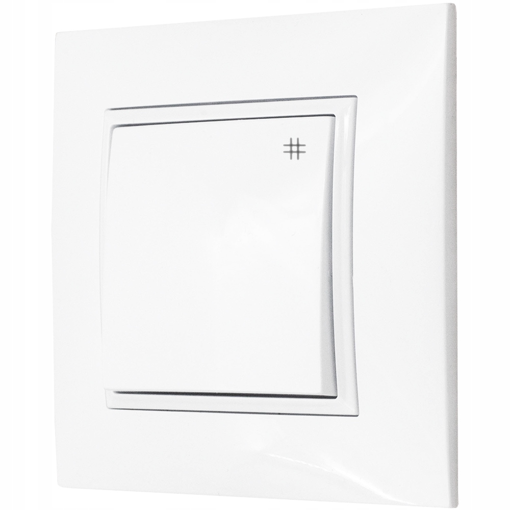 WŁĄCZNIK ŚWIATŁA KRZYŻOWY BIAŁY ARIA