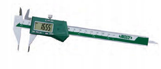 Suwmiarka elektroniczna Insize 150mm 1169-150 z końcówkami do szczelin