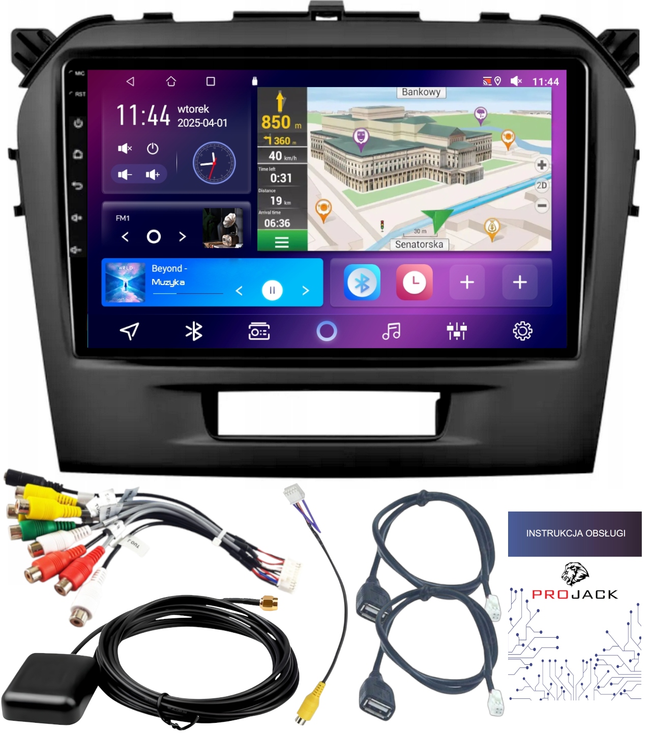 Autorádio S Carplay Suzuki Vitara 2015-2024 Wifi Android 4GB 64GB