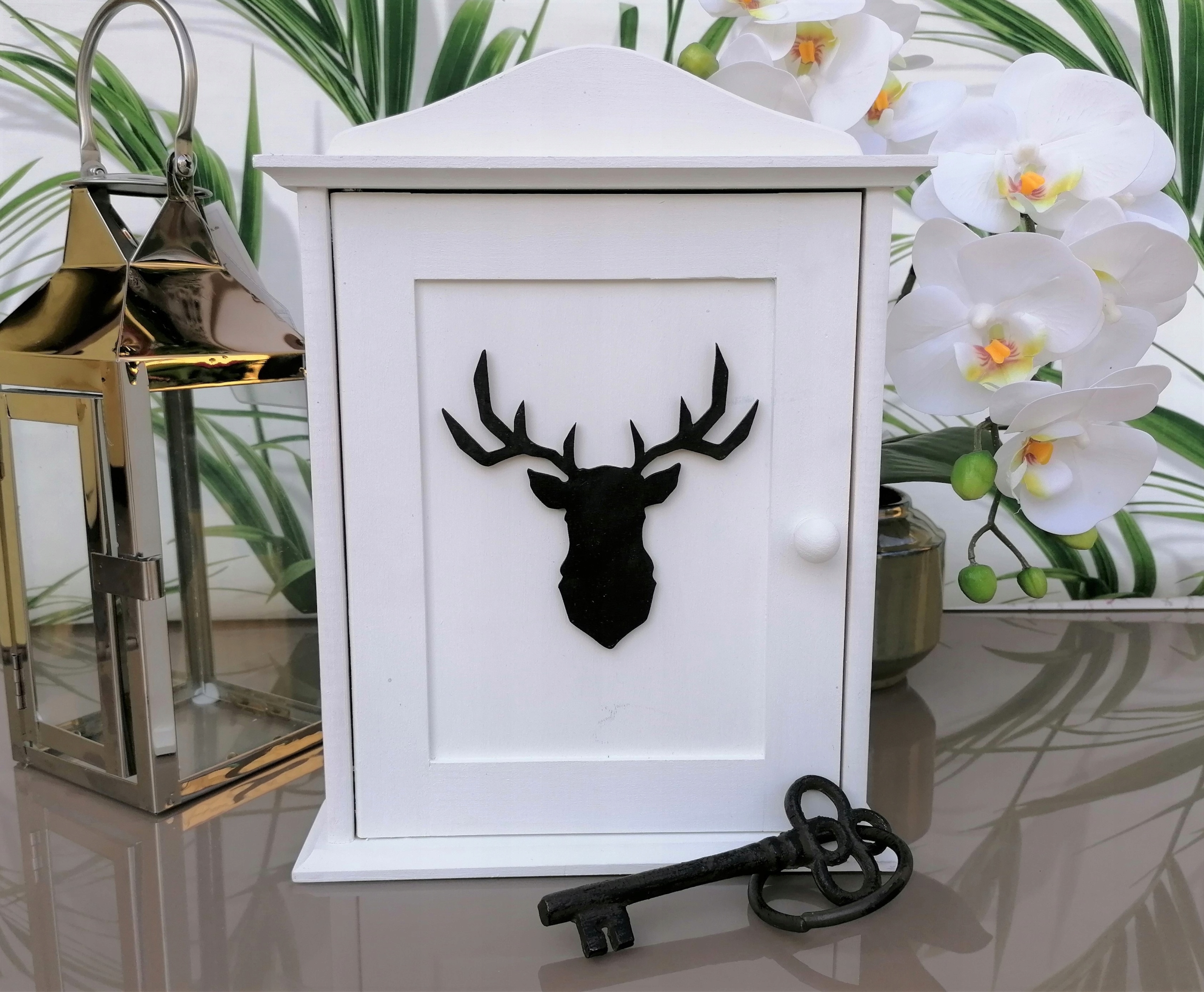 Skrzynka na klucze 100% DREWNO Wysokość mebla 29 cm