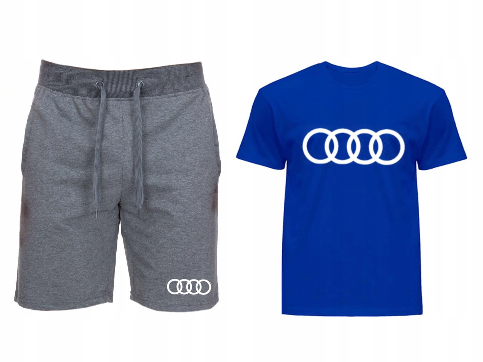 Komplet Tričko Krátké Kraťasy Audi Pánské L