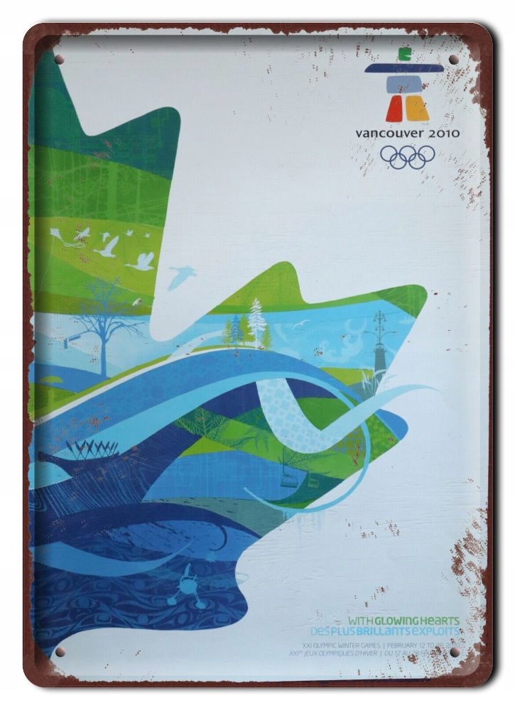 Olimpiada Mundial Plakat Metalowy #16592