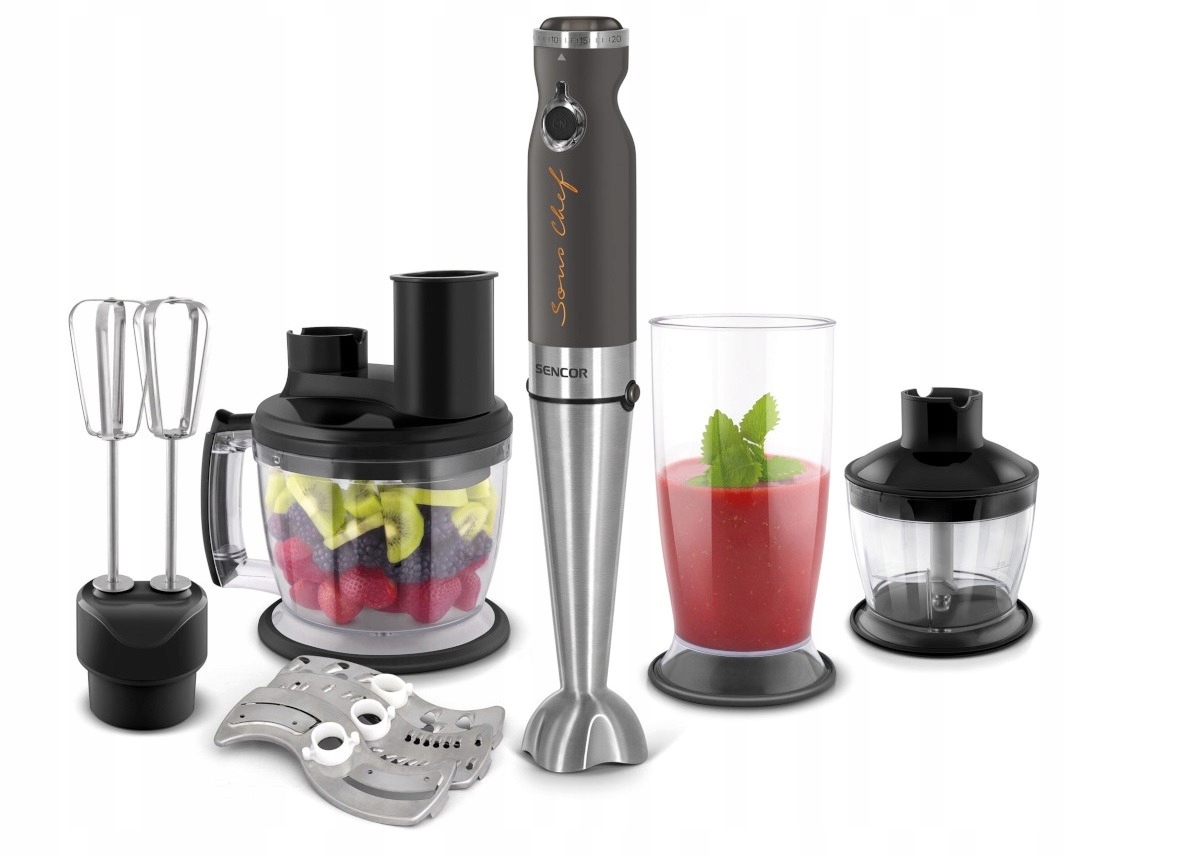 Tyčový mixér Sencor Shb 5501CH EUE3 1200 W stříbrný/šedý