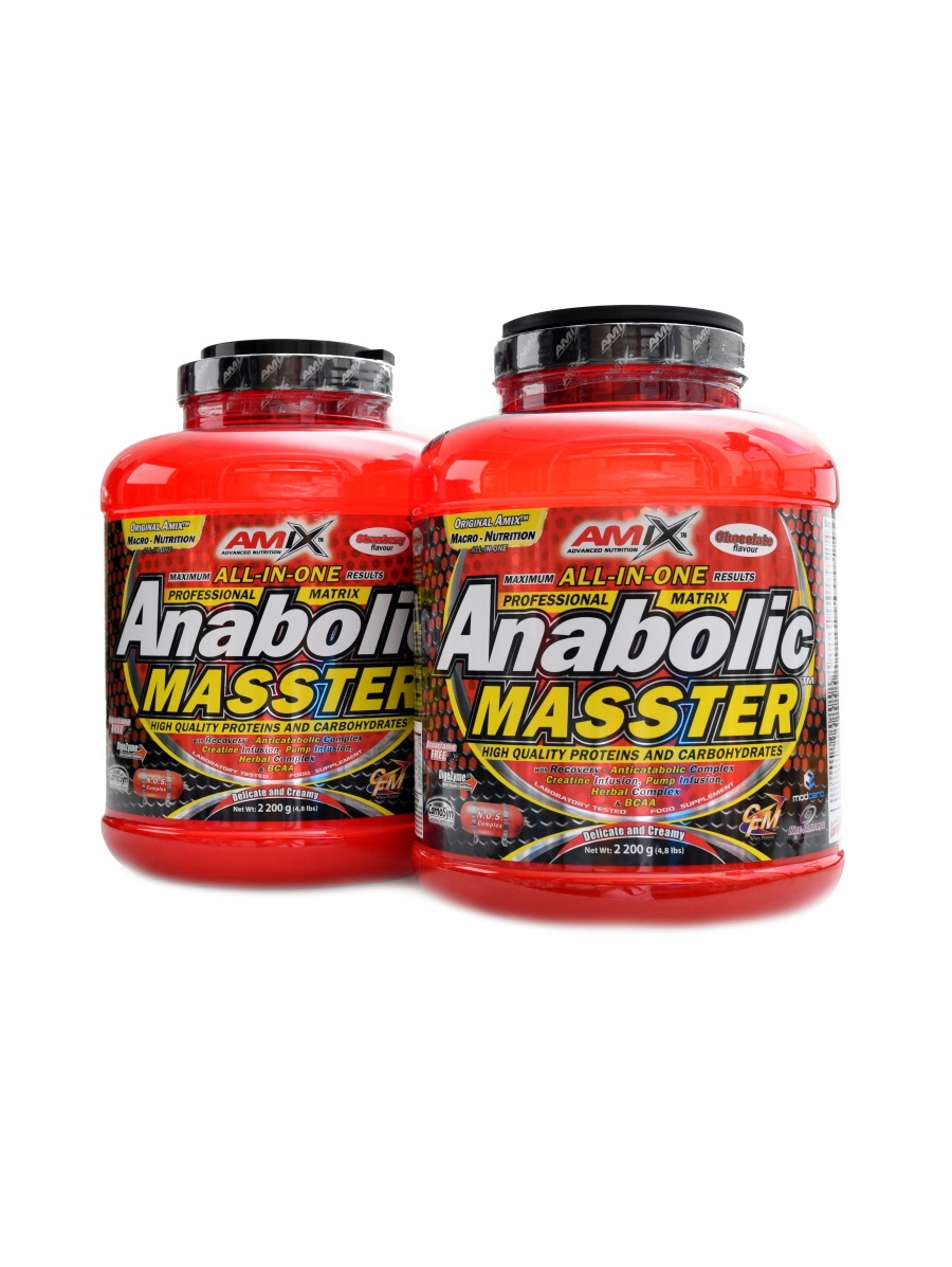 Anabolic Masster 2 x 2200 g jahoda Duopack