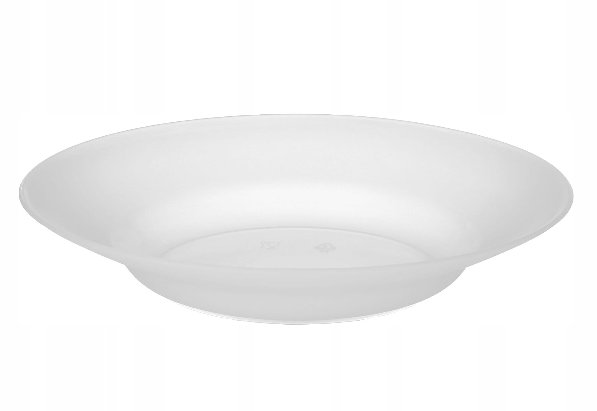 

Talerz Plastikowy Głęboki Do Zupy Biały Transp