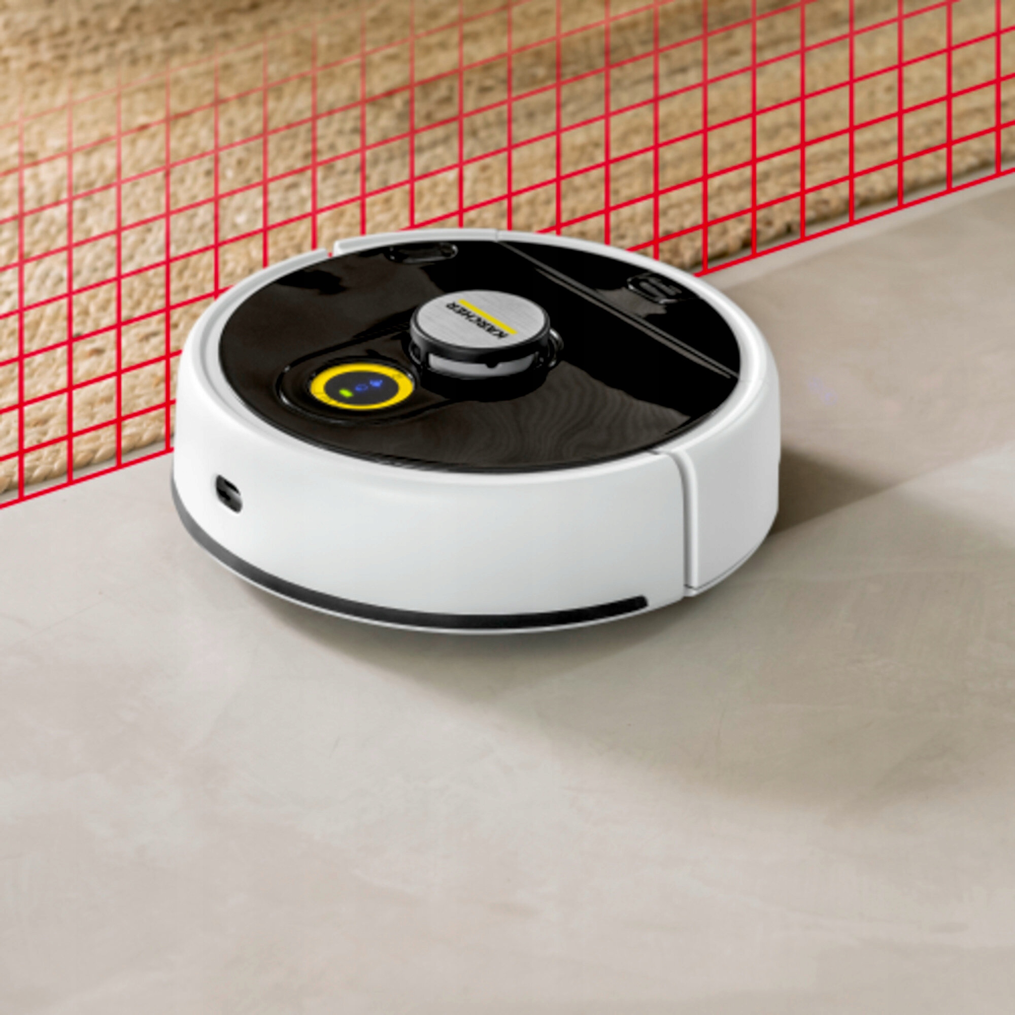 Robot Sprzątający Karcher RCF 3 Mapowanie Pomieszczeń Funkcja Mopowania Marka Kärcher