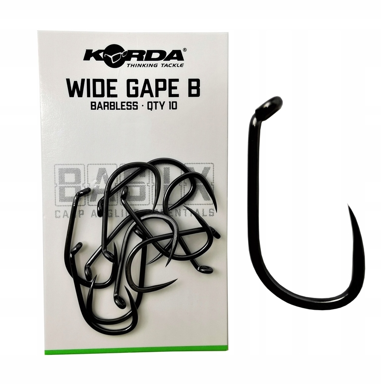 Korda Basix Wide Gape Barbless #6