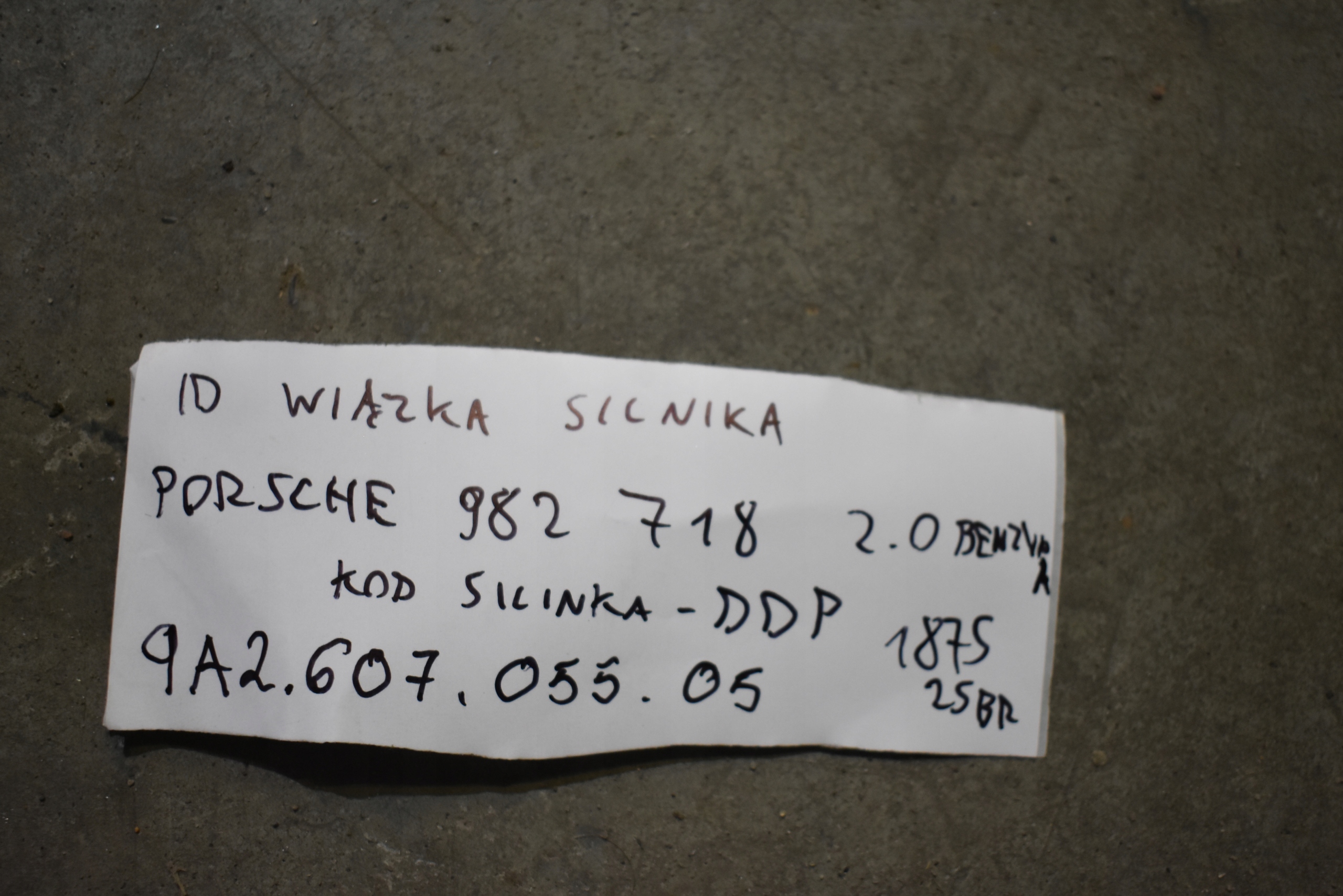 IDEALNA bundle of the engine PORSCHE 982 718 2.0 petrol 1