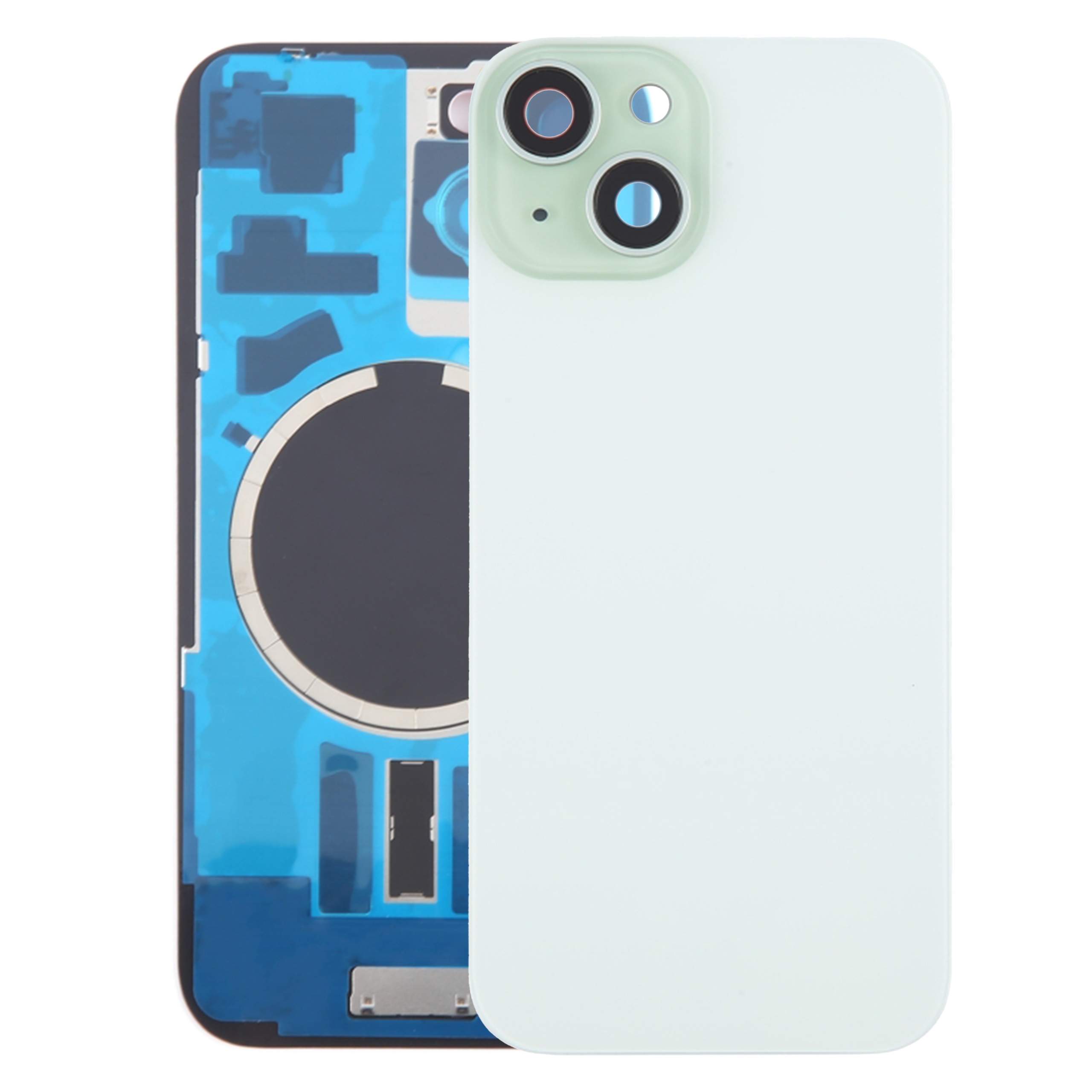 Krytka baterie pro iPhone 15 Plus zelená Zadní Kryt